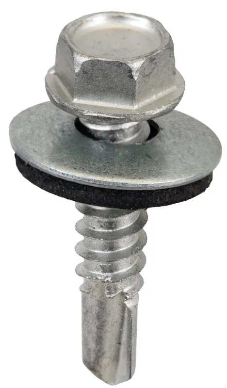 Acorn International SW-MM1212G250 Screw, #12 Thread, Hex Drive, Self-Drilling, Self-Tapping Point, Galvanized Steel, 250/BAG :BAG: QUANTITY: 1