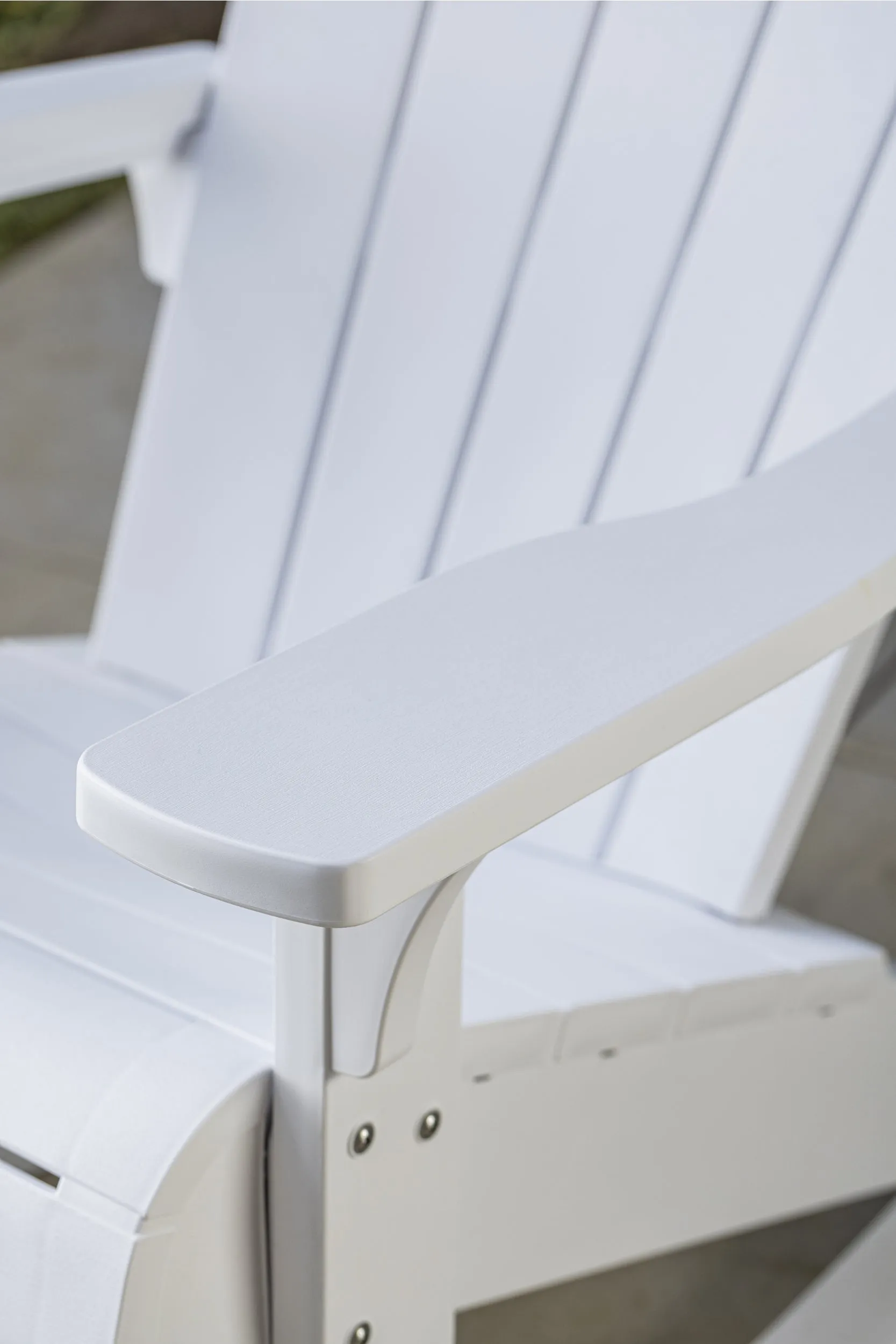 Keter Alpine Rocking Adirondack Chair White -2 PACK