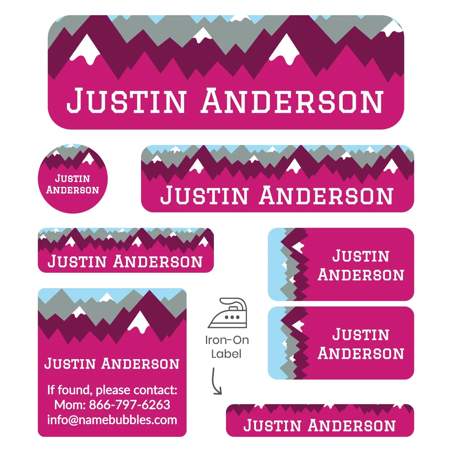Mountain Top Sleepaway Camp Labels Pack