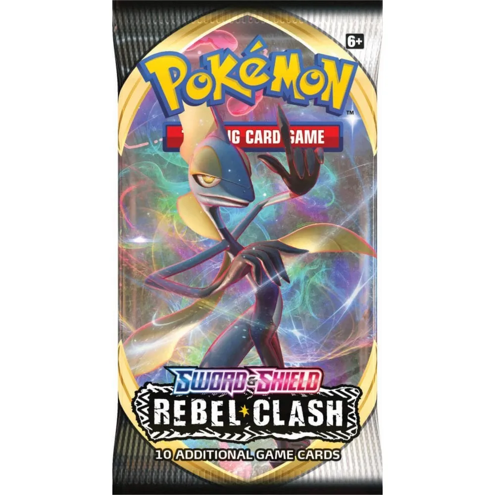 Pokemon Booster Pack (10 Cards) - Sword And Shield Rebel